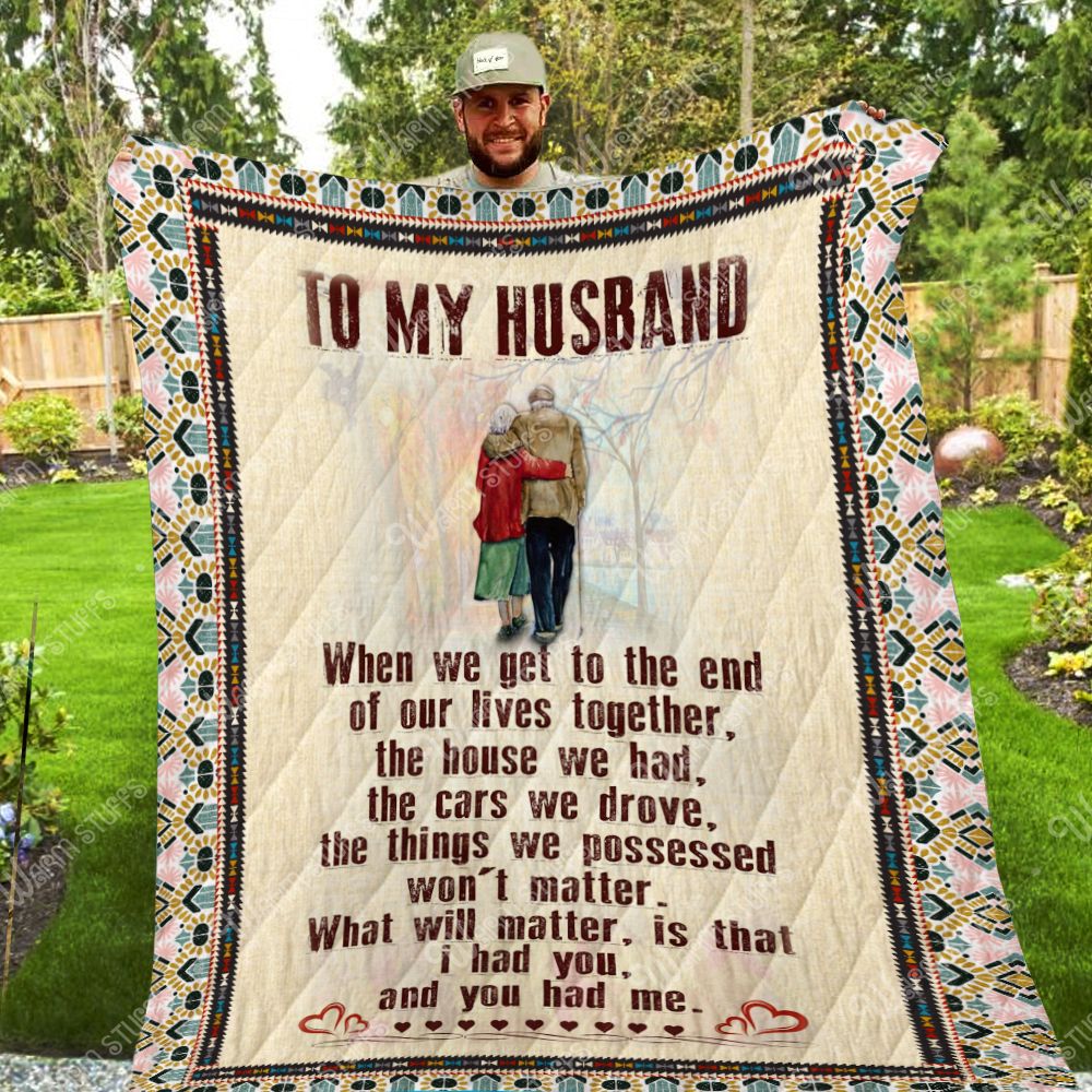 To my husband, the things we had won’t matter PN 3D Quilt Blanket 2932