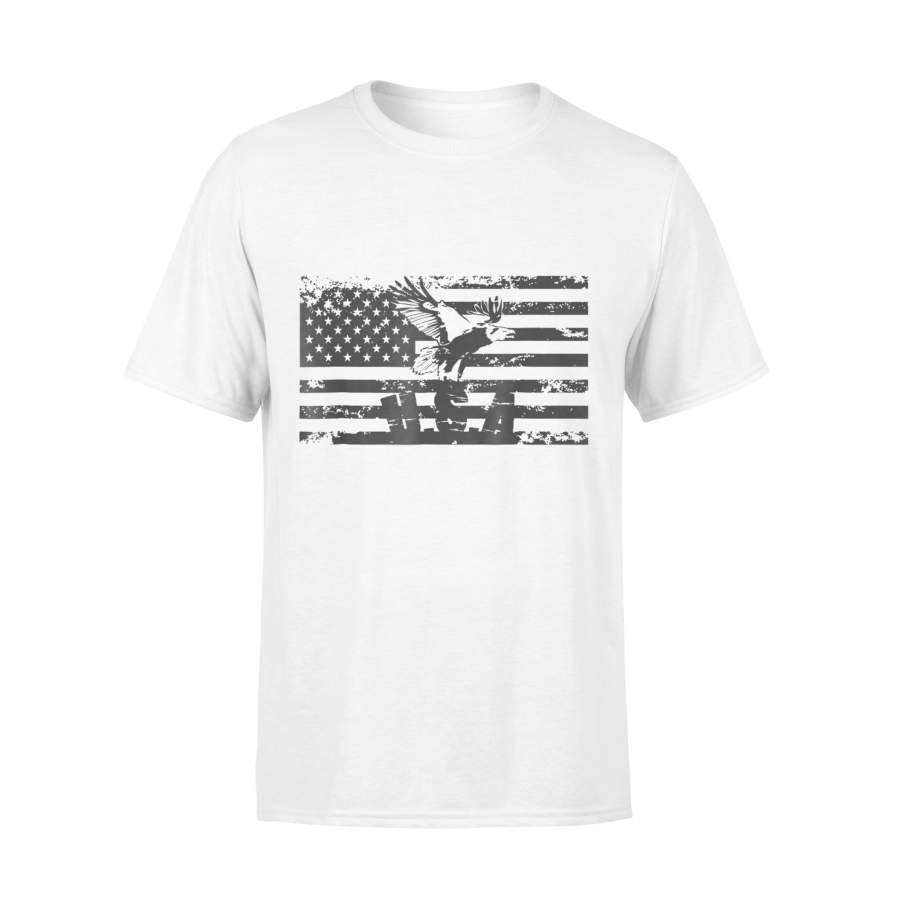 American Flag Eagle USA Patriot Military T-Shirt Men Women – Standard T-shirt