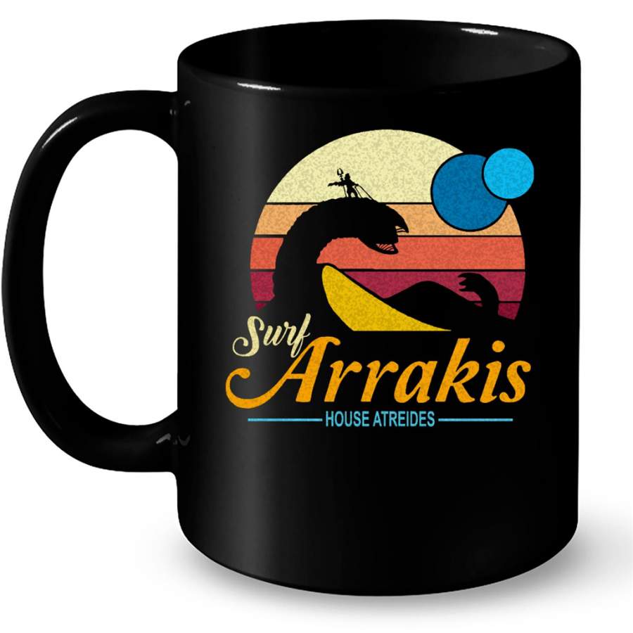 Surf Arrakis House Atreides Classic Vintage B – Full-Wrap Coffee Black Mug