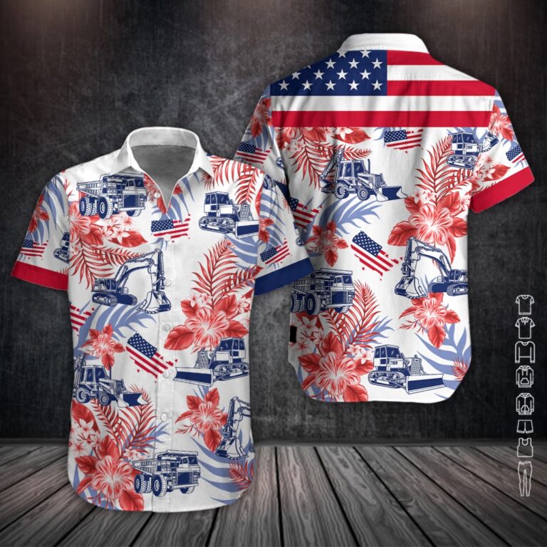 Workwear Style Hawaii Shirt For Men Women Adult Ha76095