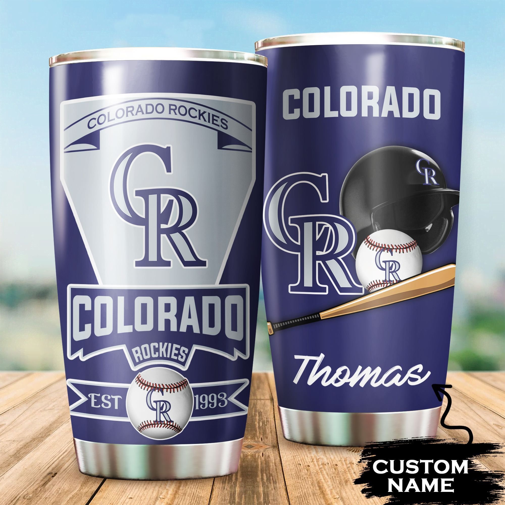 Colorado Rockies Custom Tumbler 127 L1BTH0197