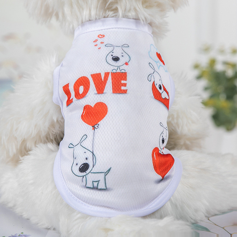 Pet Dog Clothes Summer Puppy Pet Clothing for Dog Vest Shirt Dogs Pets Clothing Chihuahua Yorkshire Clothes for Dogs alx