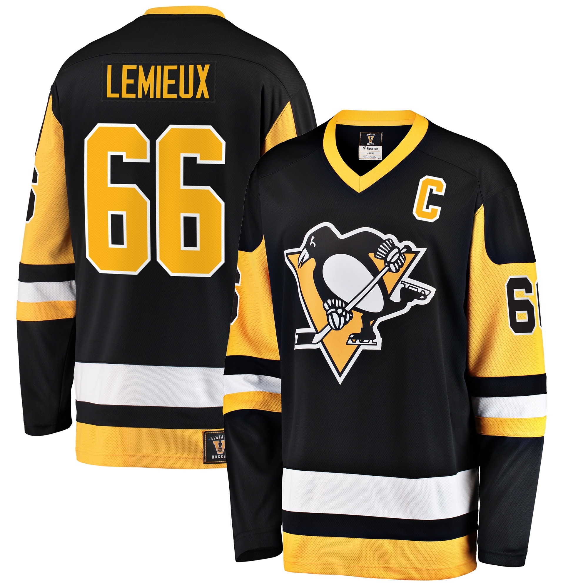 Mario Lemieux Pittsburgh Penguins Branded Premier Breakaway Retired Player Jersey – Black