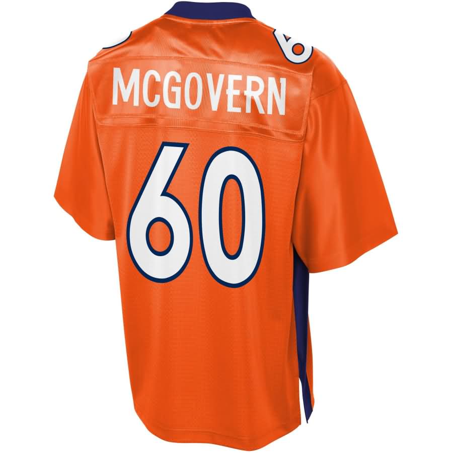 Connor Mcgovern Denver Broncos NFL Pro Line Player Jersey – Orange