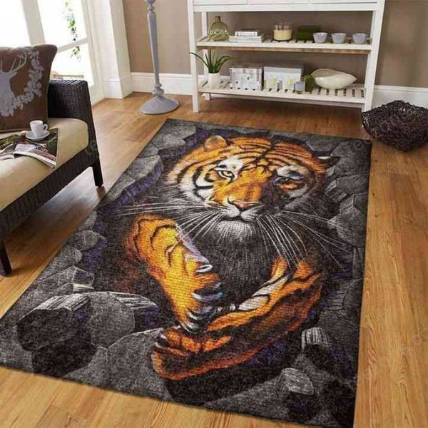 3D Tiger Area  Sku 1470 Rug