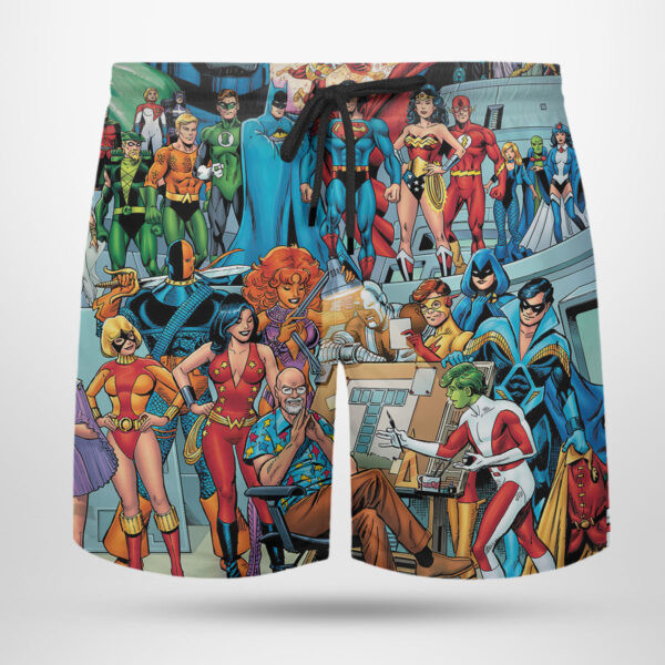 Dc Celebrates George Perez Birthday Hawaii Short Summer Shorts Men Ha101334