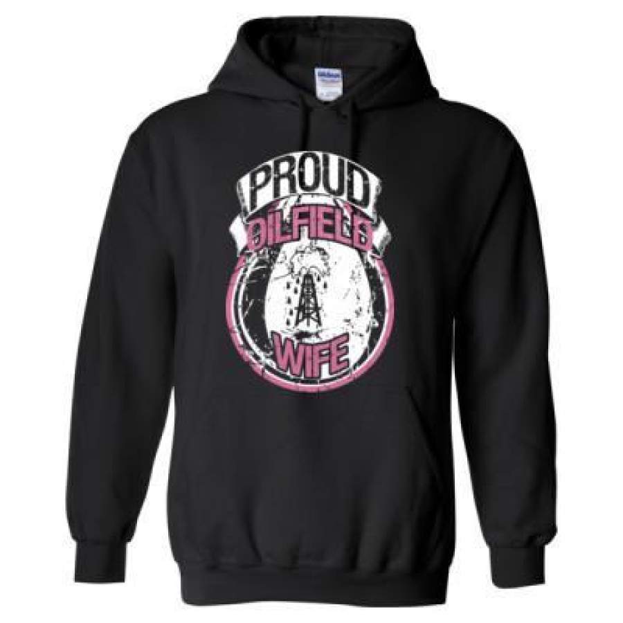 AGR Proud Oilfield Wife – Heavy Blend™ Hooded Sweatshirt