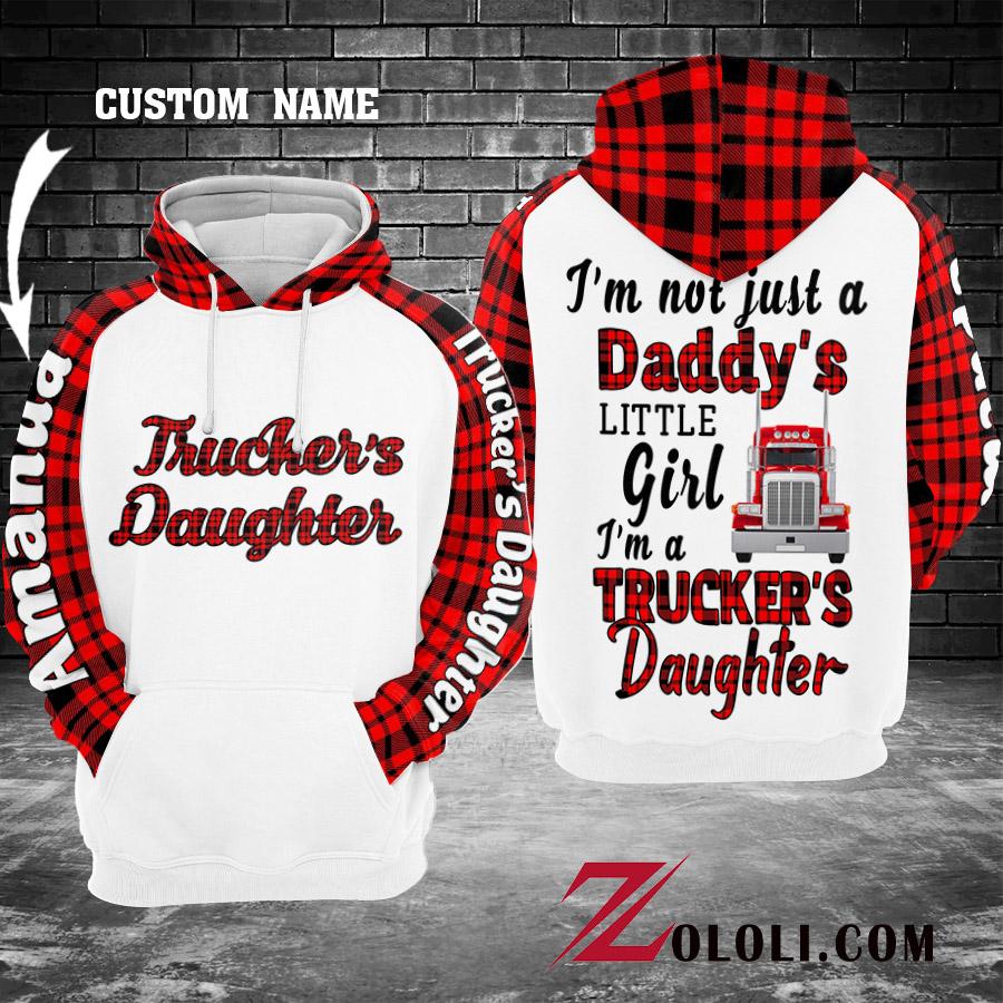 Trucker’s Daughter I’m not just a little girl Hoodie 3D TTM