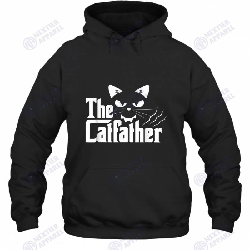 The CatFather Cat Lover Father of Cats Cat’s Dad funny Hoodie