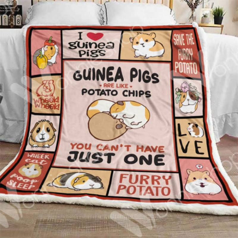 Guinea Pig Sherpa Blanket NOV1401 70O56