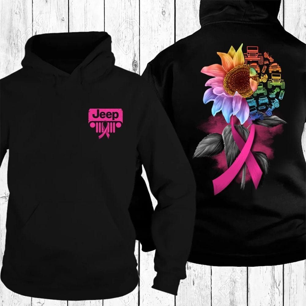 Breast Cancer Jp Girl Rainbow Unisex Hoodie 3D #Kv