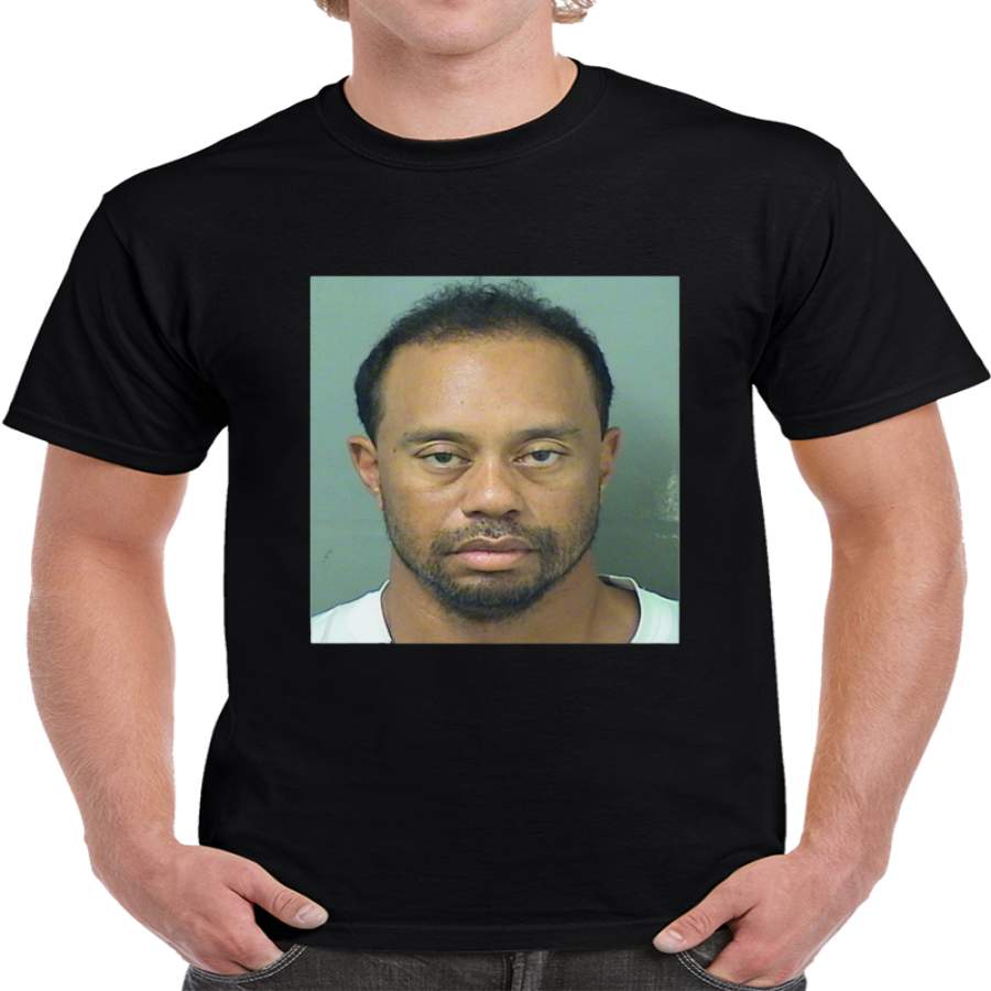 Tiger Woods May 29th 20917 Mug Shot T Shirt