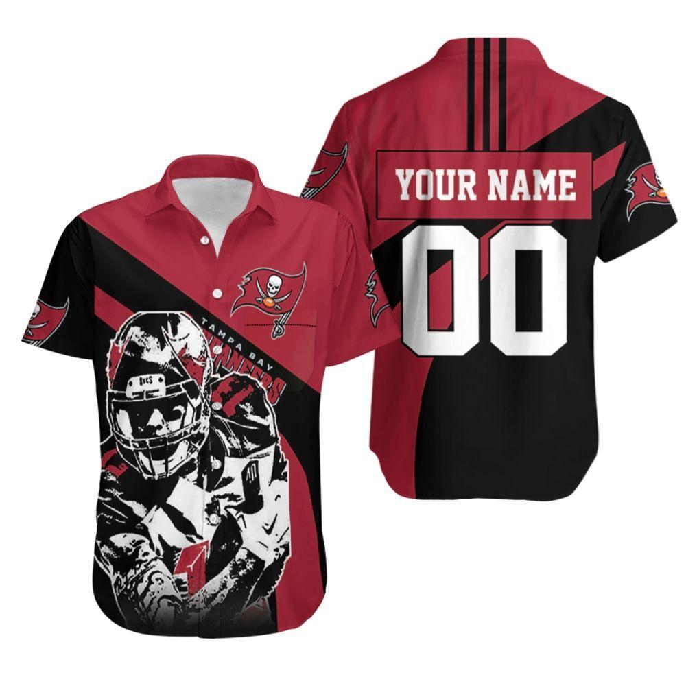 Beach Shirt Tampa Bay Buccaneers Mike Evans 3D Printed For Fans Hawaiian Shirt