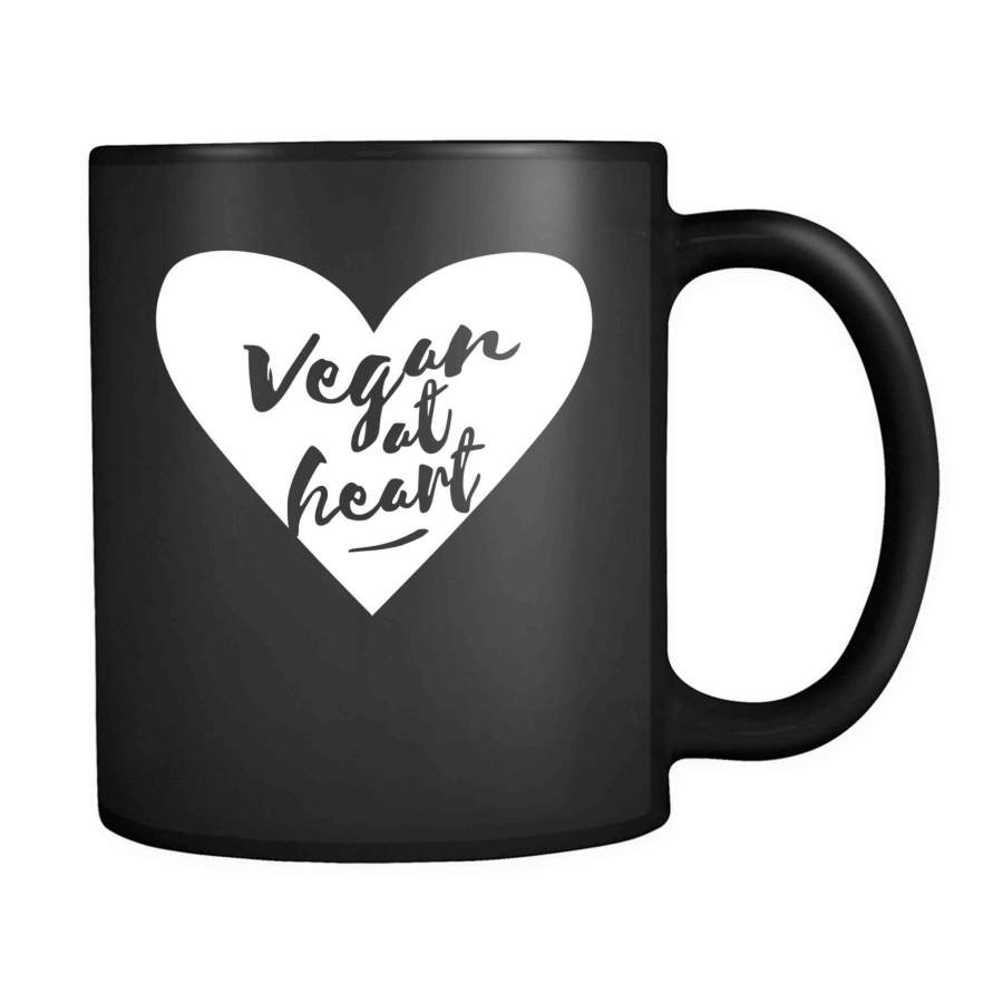 Vegan At Heart Animal Rights Plant Based Love 11oz Mug