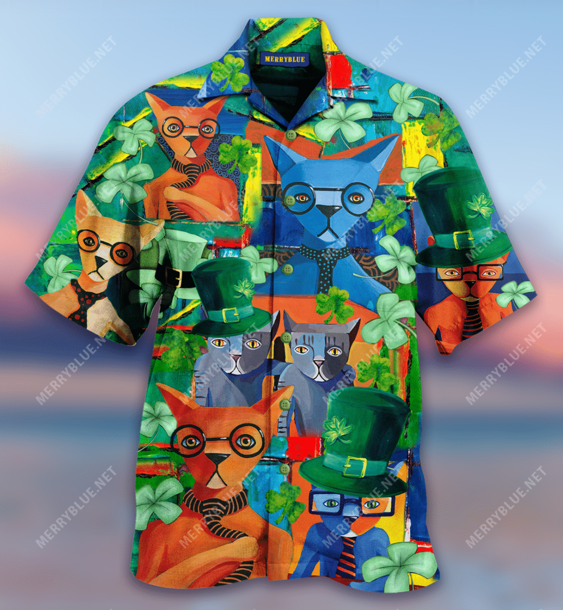 Have A Purrfect Saint Day Cats Hawaii Shirt Ha78686