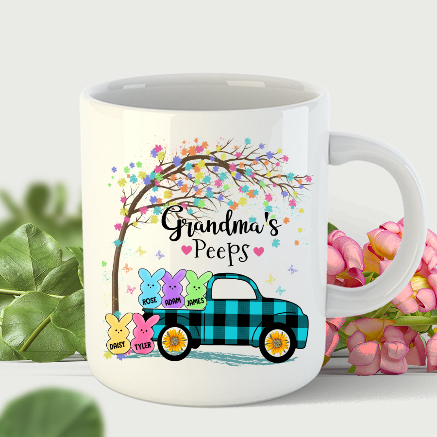 Personalized Grandma Peeps Easter Mug