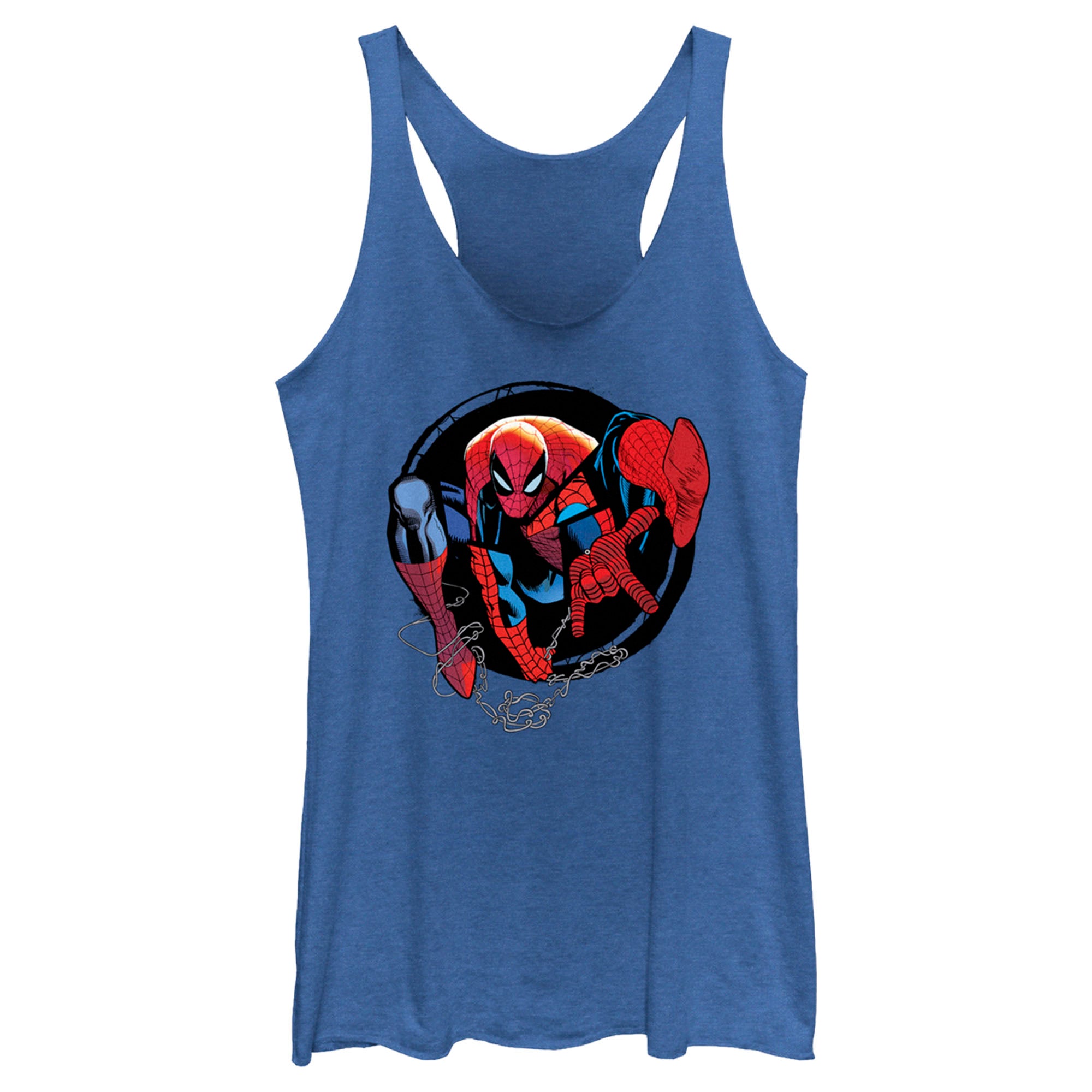 Women’S Spider-Man: Beyond Amazing Web Slinger Circle Racerback Tank Top