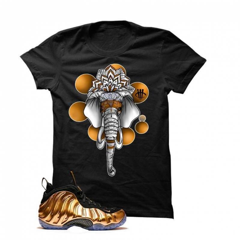 Foamposite One Copper Black T Shirt (Elephant)