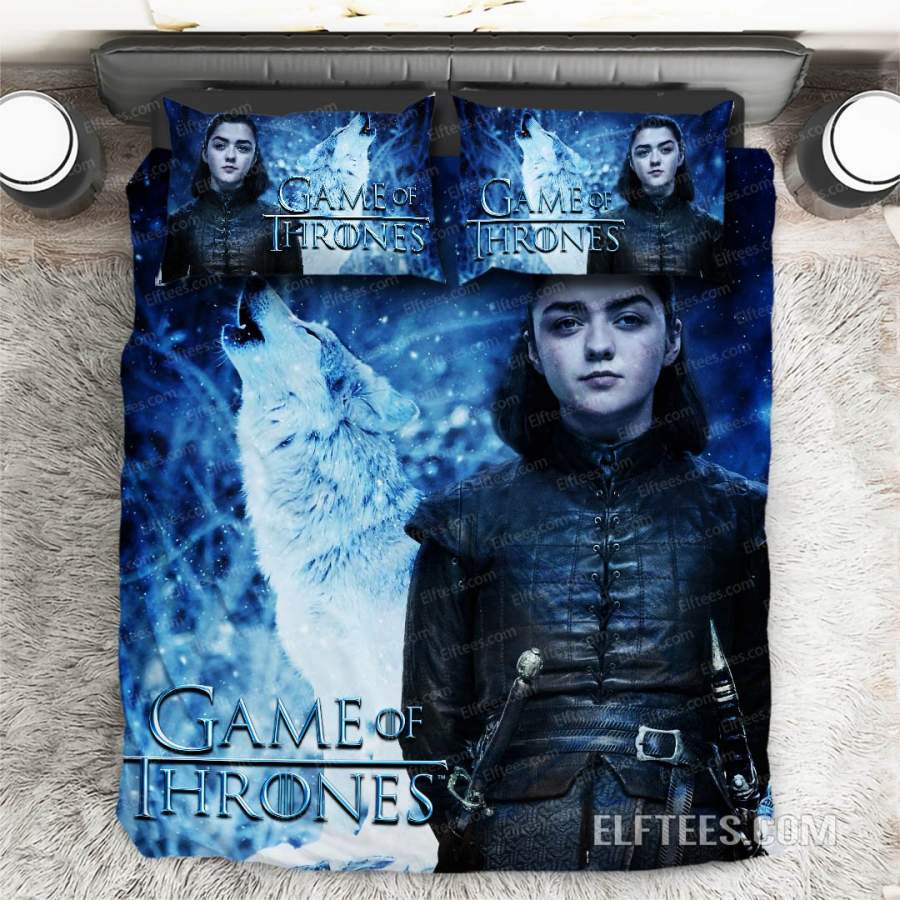 Arya Stark Bed Set – 3D Customized Anime Duvet Cover – GOT19