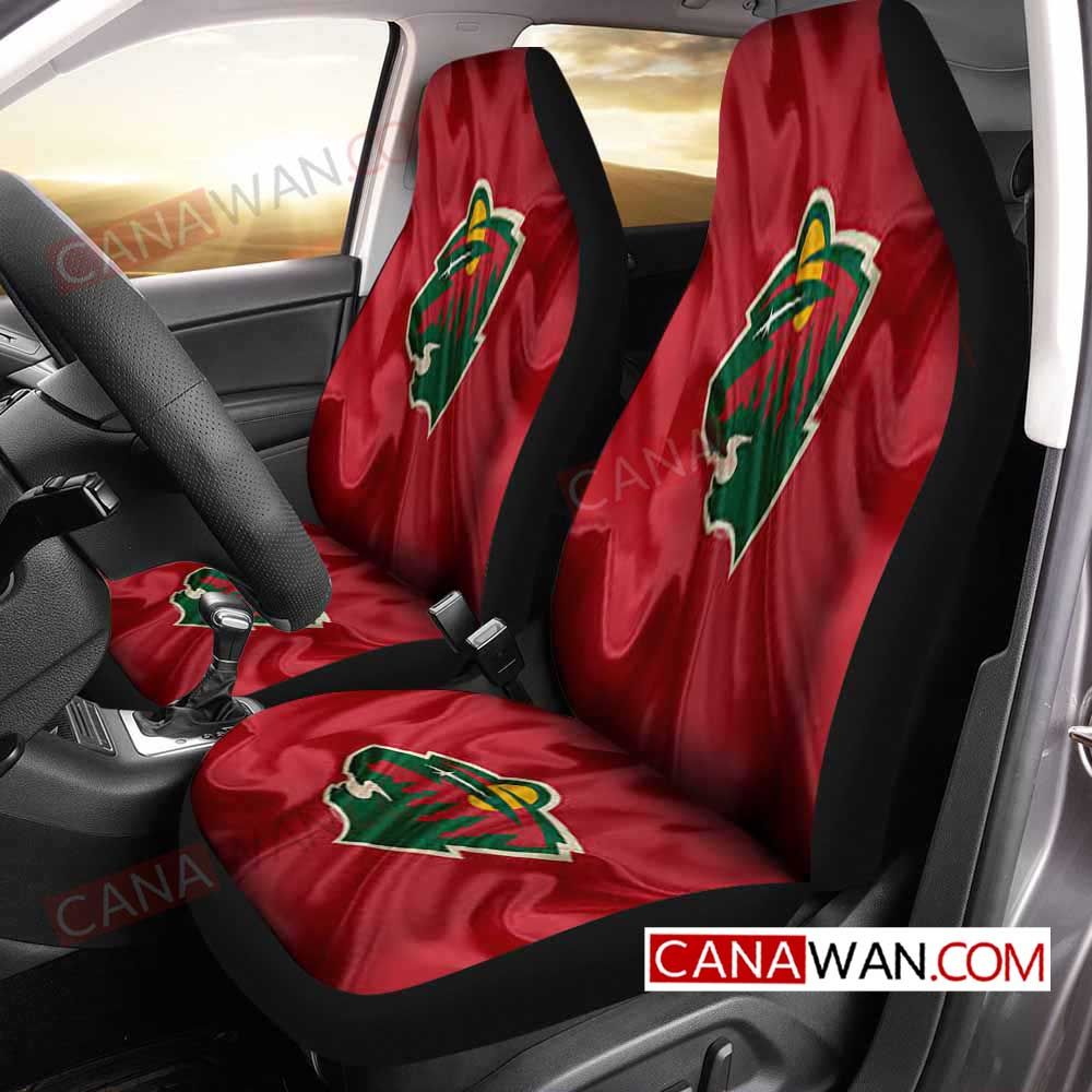 Minnesota Wild Style157 3D Customized Personalized Car Seat Cover