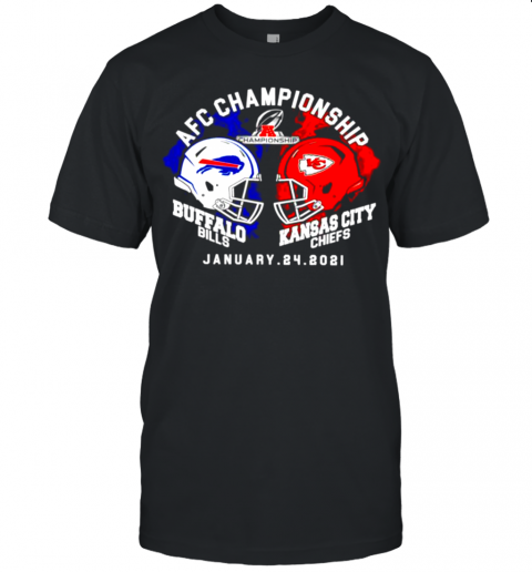 Afc Championship Buffalo Bills Vs Kansas City Chiefs January 24 2021 Unisex Jersey Tee