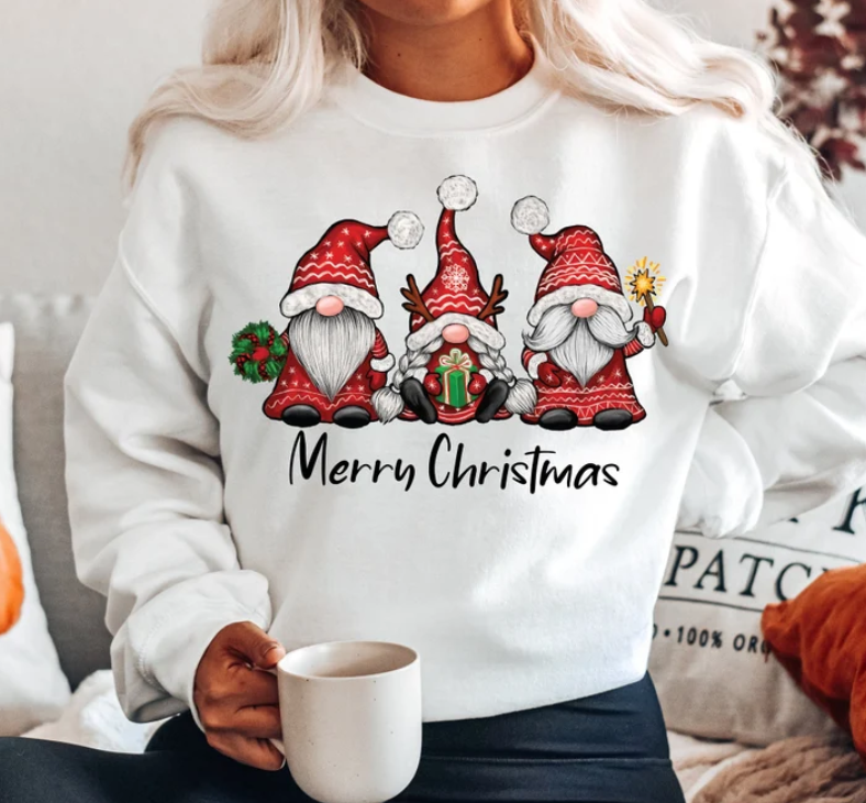 Gnome Christmas Sweater, Gnome Sweater, Christmas Sweatshirt