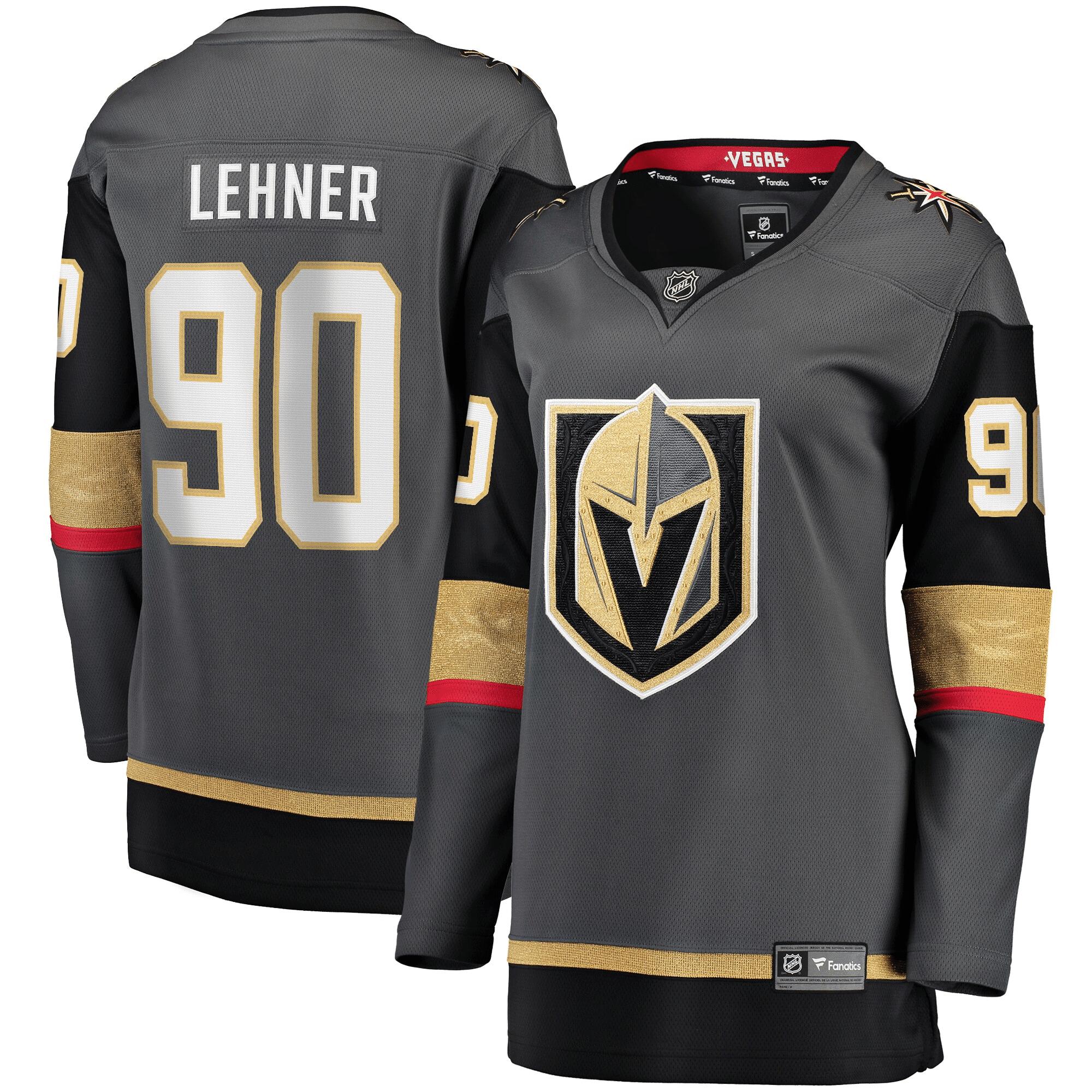 Women’s Robin Lehner Gray Vegas Golden Knights Breakaway Home Player Jersey Jersey