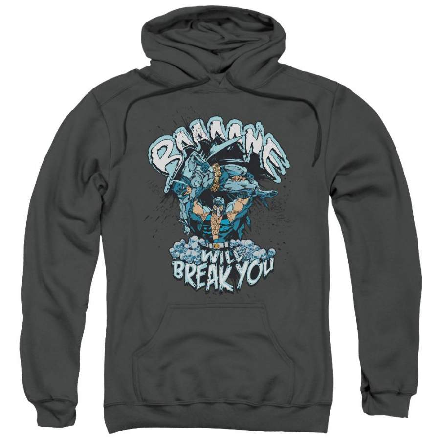 Batman – Bane Will Break You Adult Pull Over Hoodie