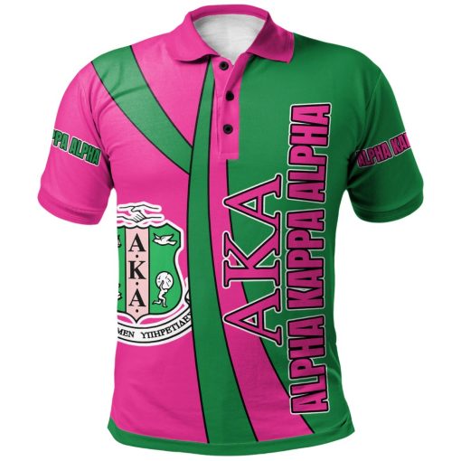 Alpha Kappa Alpha Sorority Proud To Be Pink 3D Polo Shirt