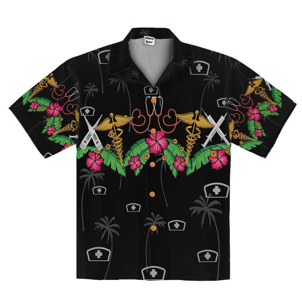 Cover Your Body With Amazing Nursing Hawaii Aloha Shirts Ha35717