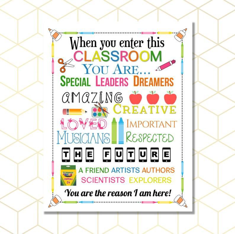 Back To School Portrait Poster & Canvas Special Leader Dreamers, Gift For Student, Gift For Friends, Gift Classroom Decor Wall, Teacher Classroom Decor