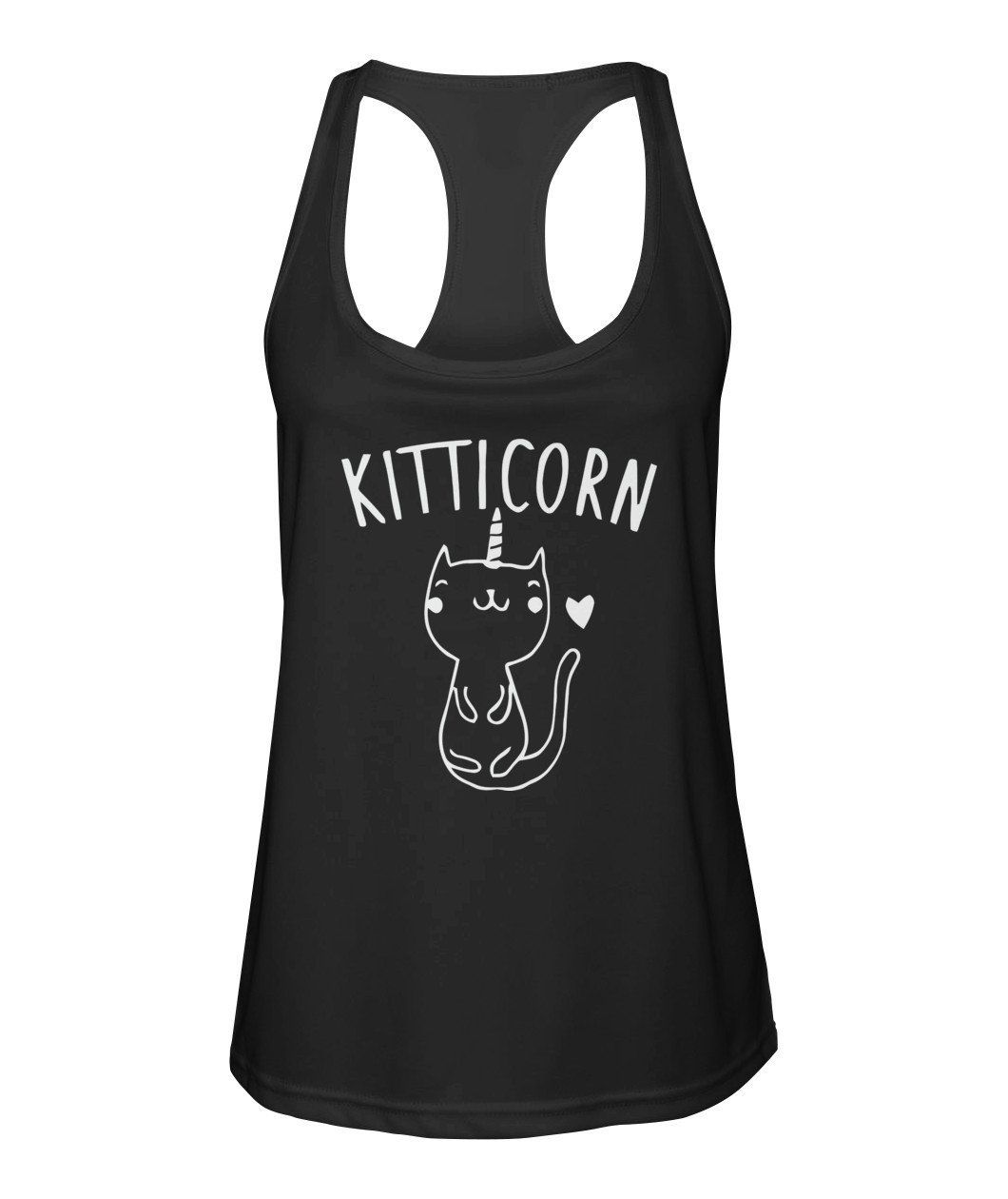 Shop Kitticorn Kitty Kitten Shirt Women’s Racerback Sport Tank