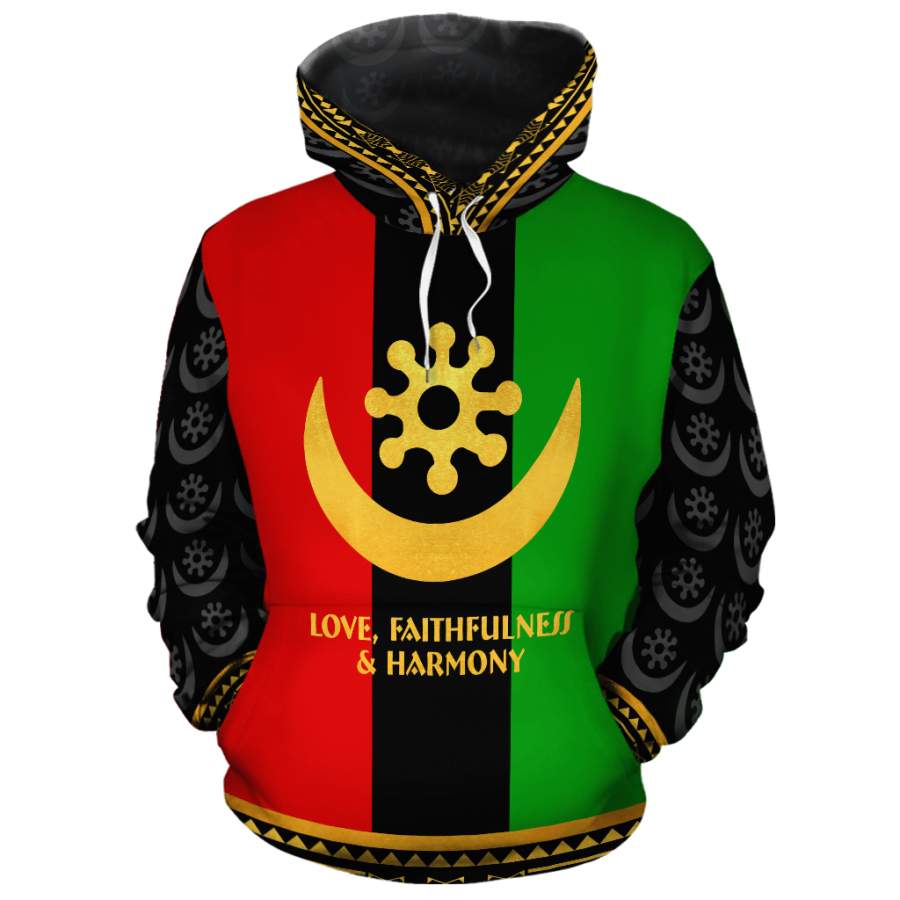 Adinkra RBG Love All-over Hoodie