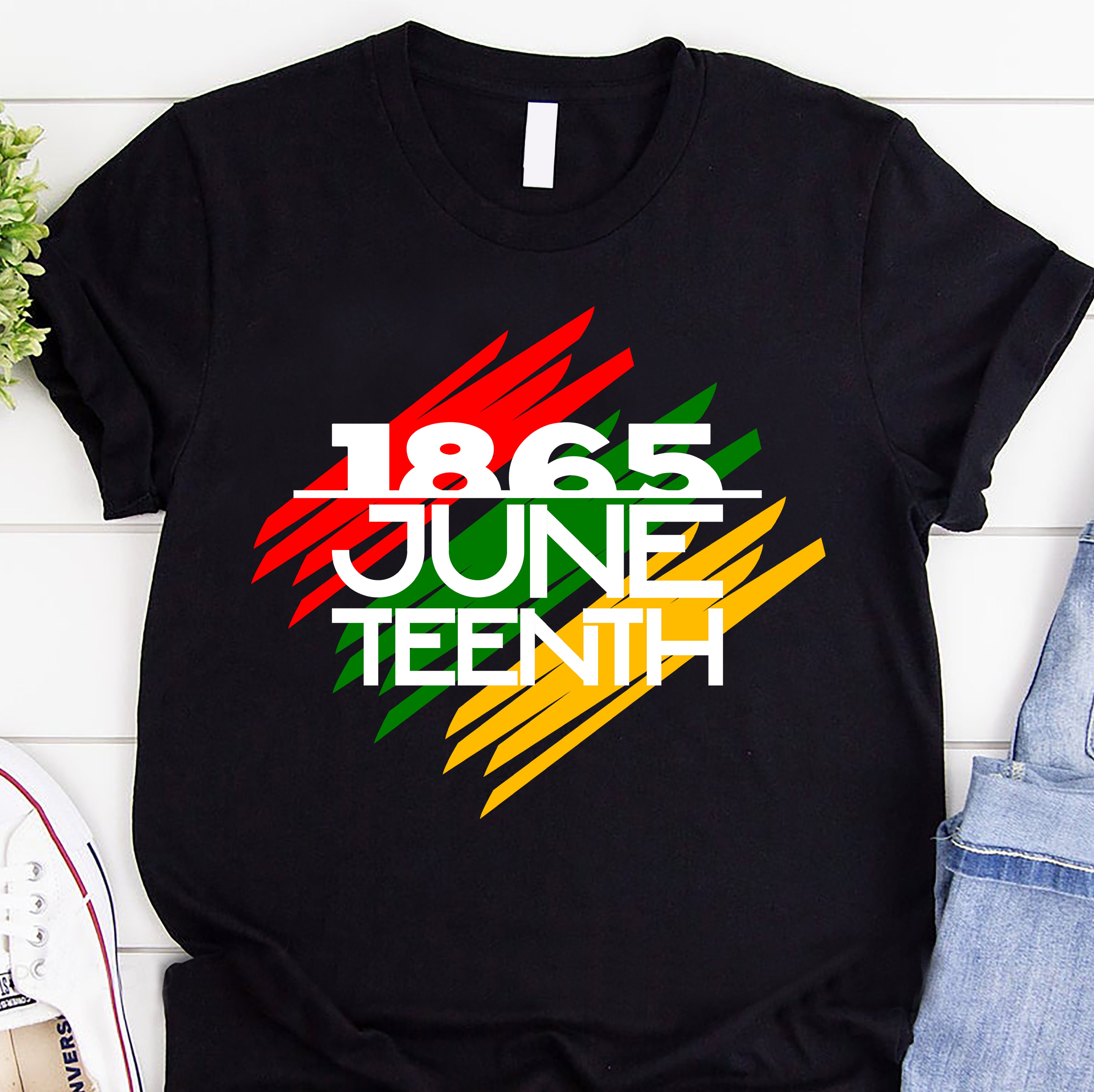 Juneteenth Freeish Since 1865 Melanin Ancestor Black History Customizable – Standard T-Shirt