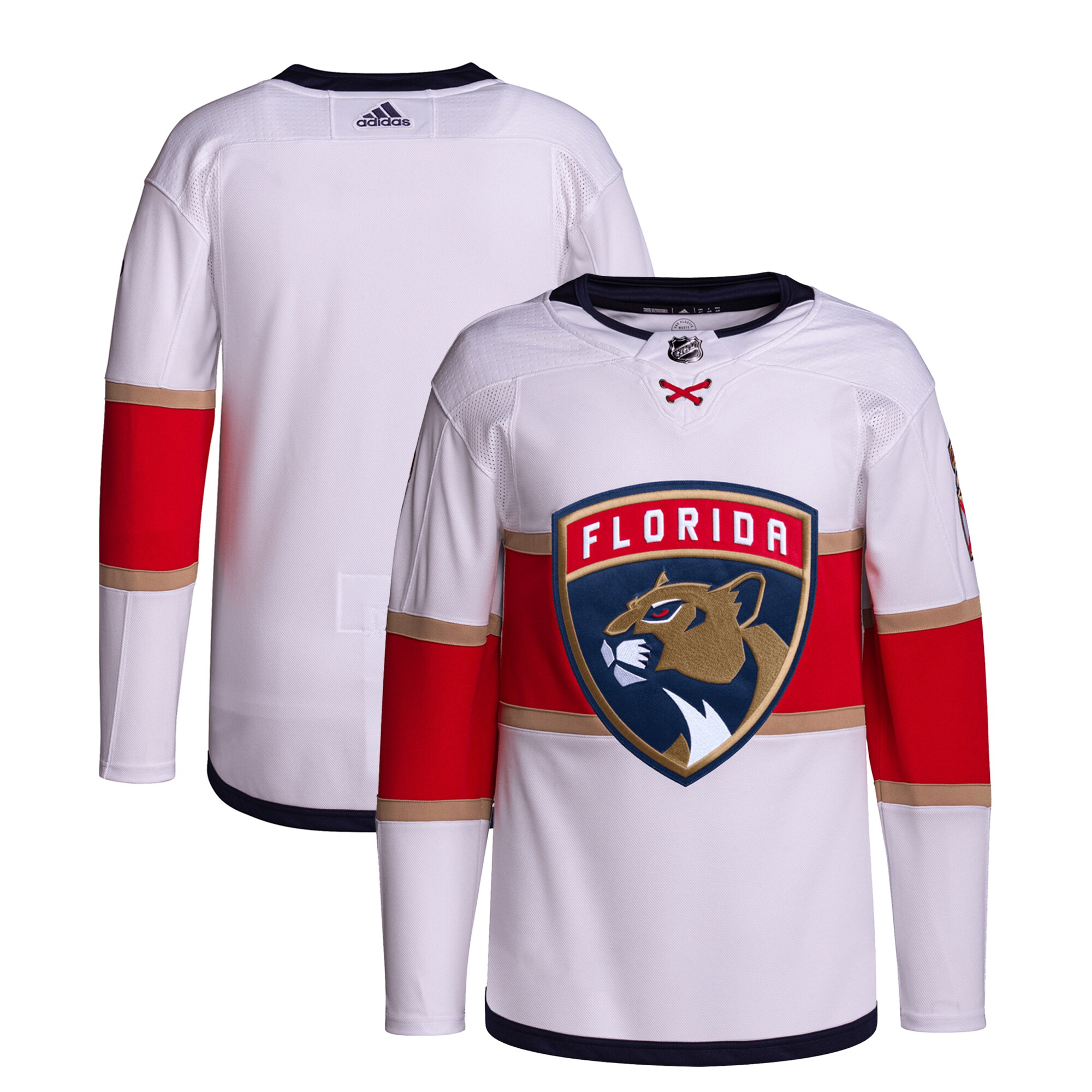 Men's Florida Panthers adidas White Away Primegreen Authentic Pro Jersey