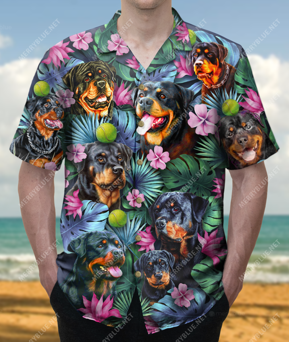 Best Rottweiler Dad Ever Unisex Hawaii Shirt Ha63116