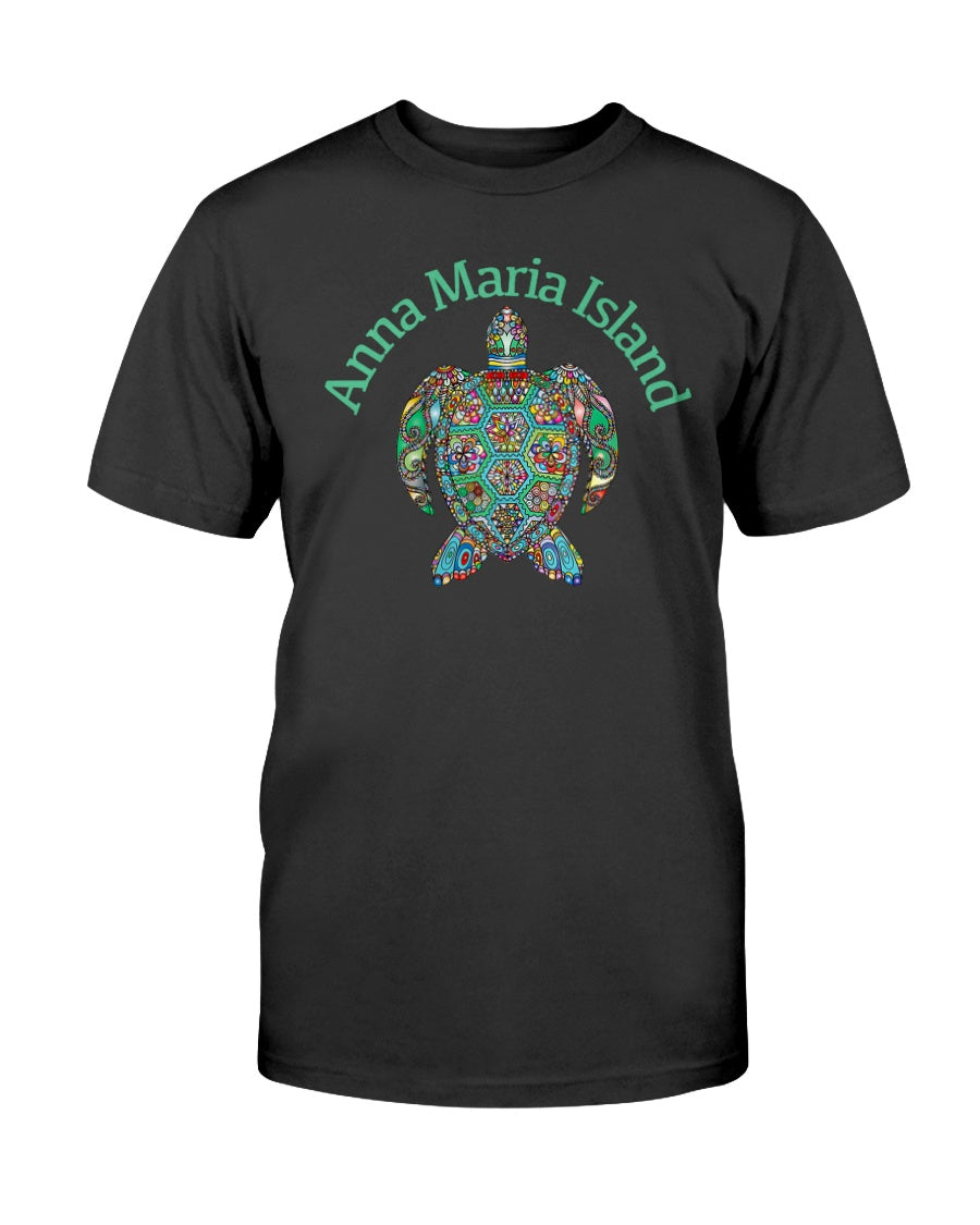 Womens Anna Maria Island Tribal Turtle Gift T-Shirt