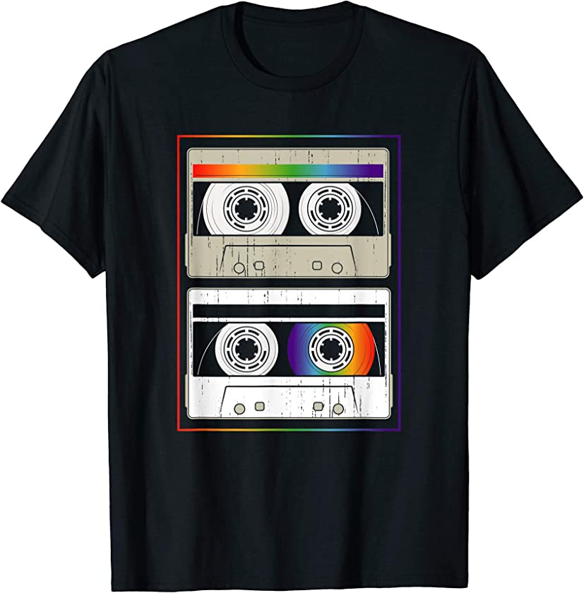 80s & 90s I Love Vintage Clothing Cassette Tape Never Forget T-Shirt