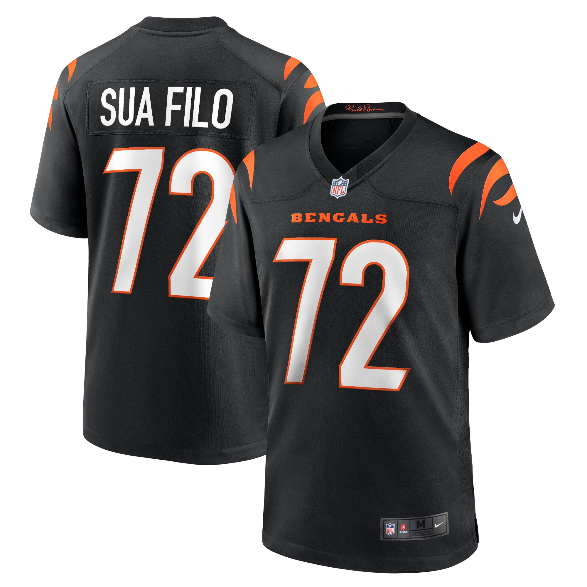 Xavier Sua-filo Cincinnati Bengals Game Jersey – Black NFL