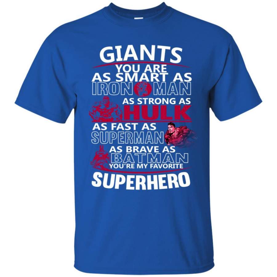 New York Giants You’re My Favorite Super Hero T Shirts