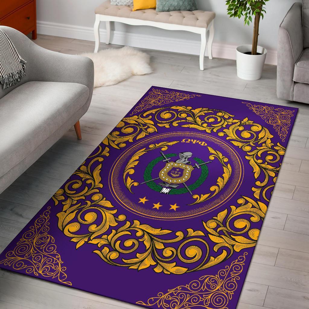 Greek Life Area Rug – Omega Psi Phi Fraternity