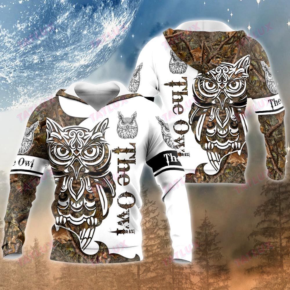 Wild Animal Face Owl 3D All Over Printed Shirt, Sweatshirt, Hoodie, Bomber Jacket Size S – 5Xl