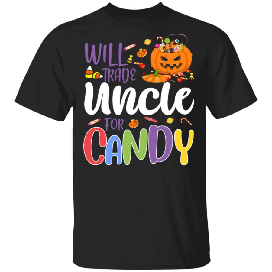 Will Trade Uncle For Candy Funny Pumpkin Halloween Gifts T-Shirt