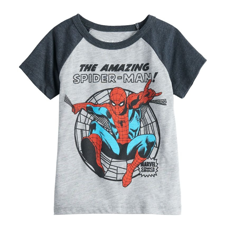 Boy Jumping Beans The Amazing Spider Man Tee Boy S 4T Med Grey Shirt