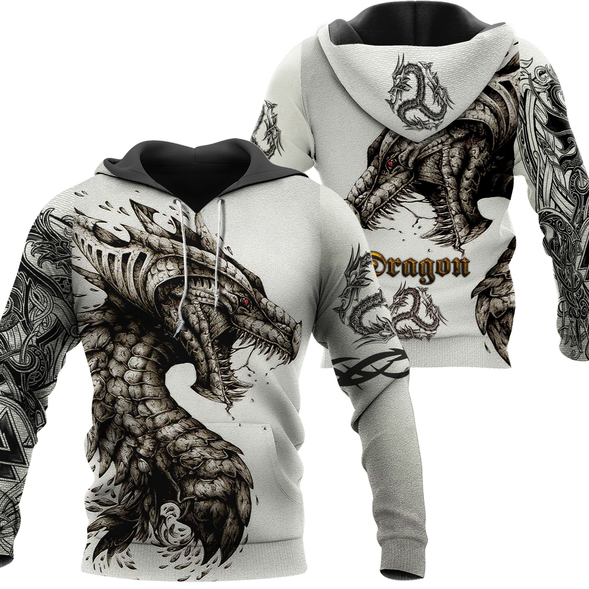 Tattoo Dragon 3D All Over Printed Shirts For Men And Women Tt072036