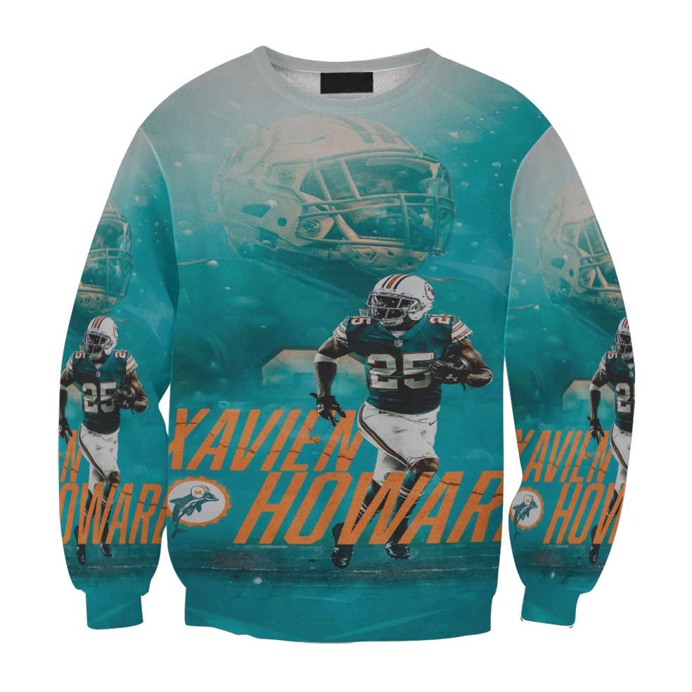 Miami Dolphins Xavien Howard1 Gift For Fan 3D Full Printing Sweatshirt