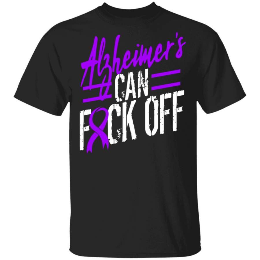 Woo-Alzheimers Awareness Purple Ribbon F Off Walk Endalz Gift – XXL Unisex Men Women Tshirt