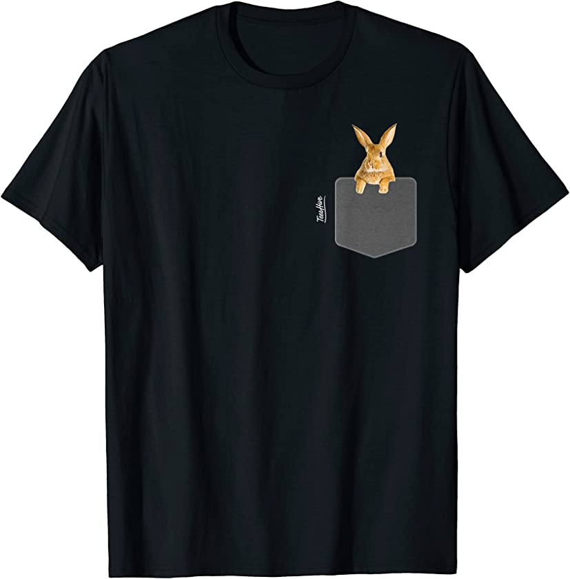 Rabbit Shirt – Bunny In Pocket T-Shirt