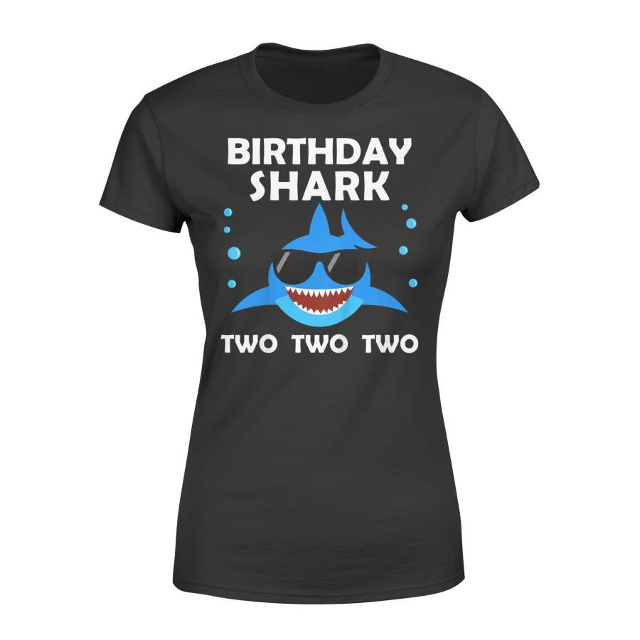 2nd Birthday Gift Kid baby Shark Two Two Two – Standard Women’s T-shirt