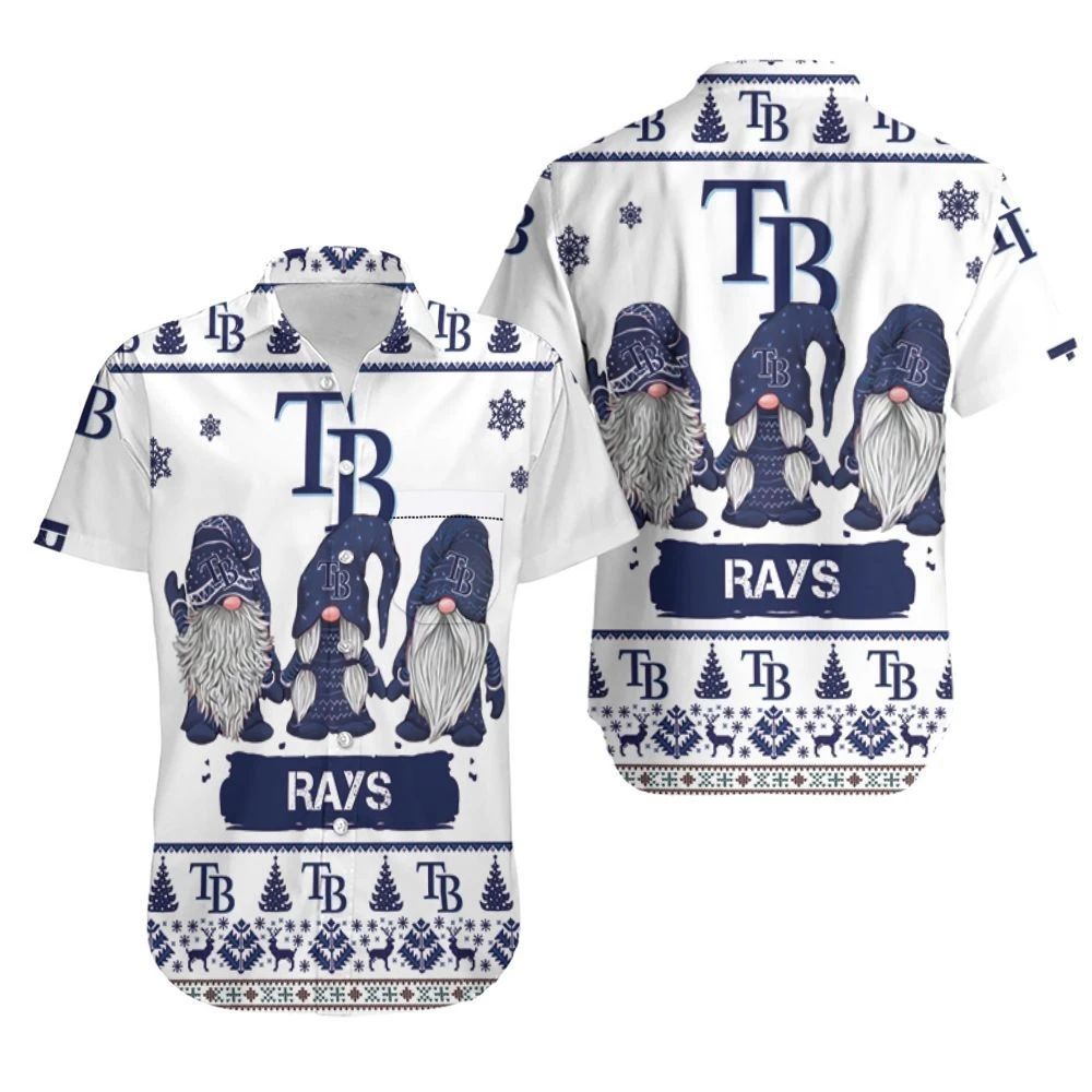 Christmas Gnomes Tampa Bay Rays Ugly Sweatshirt Hawaii Shirt Ha60681